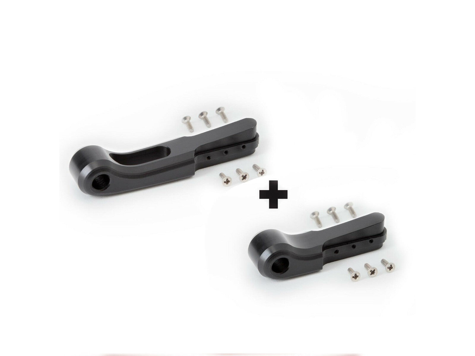 Rick's Adjustable Levers Set "Good Guys" Black - V-Rod 06-up / Touring 14-16