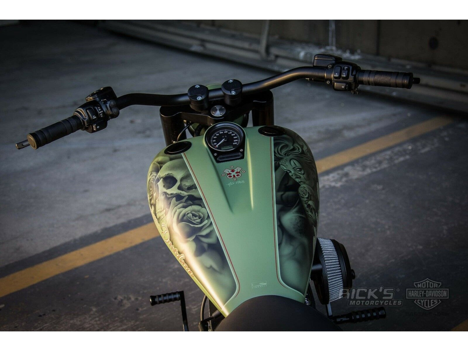 Rick's 32mm Bar Risers "Classic" Polished