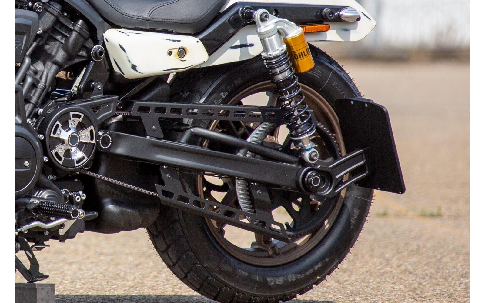 Rick's License Plate Bracket / Matte Black - Nightster 22-up