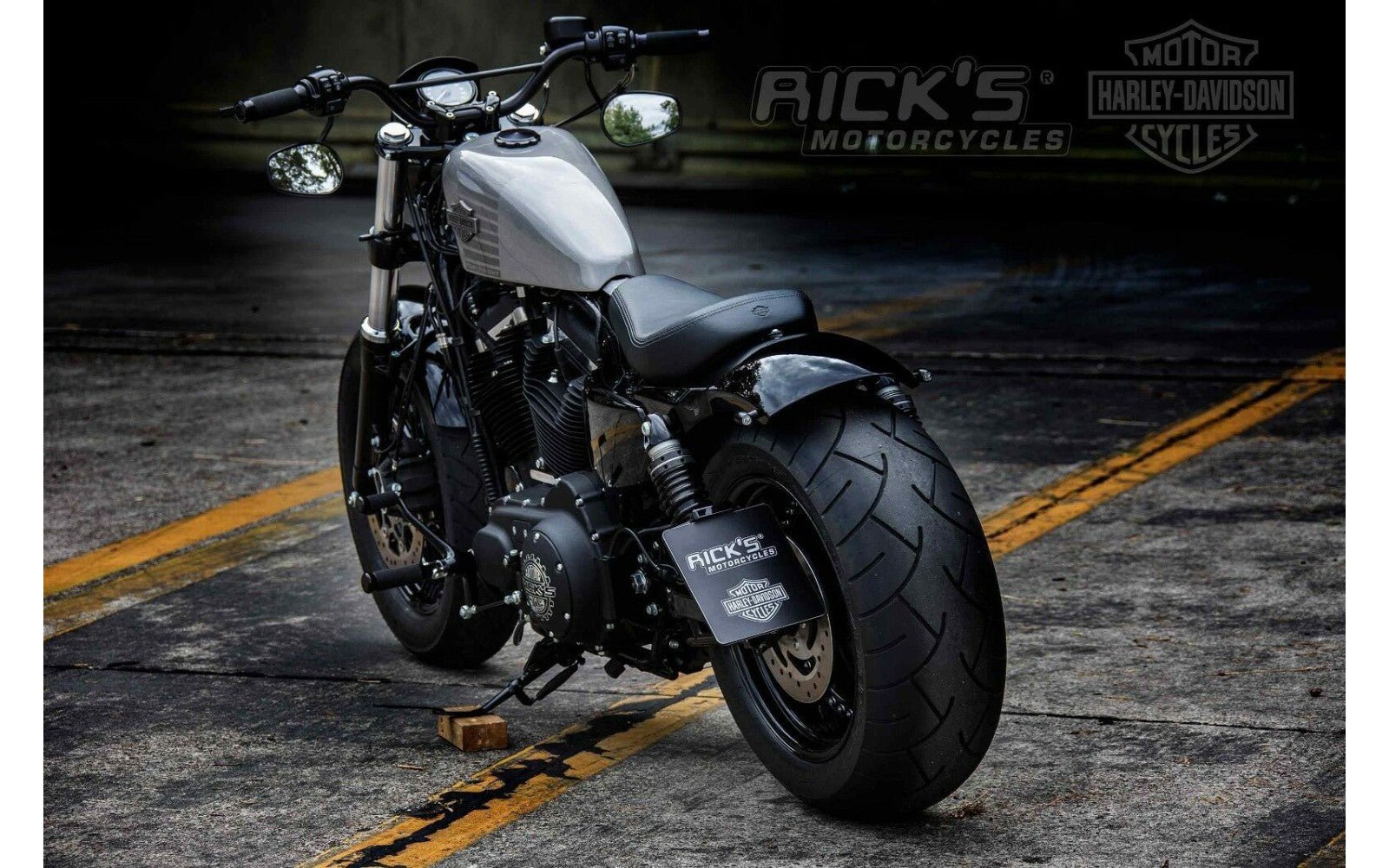 Rick's Offset Pulley 17mm/200-210 Tire - Sportster 04-up