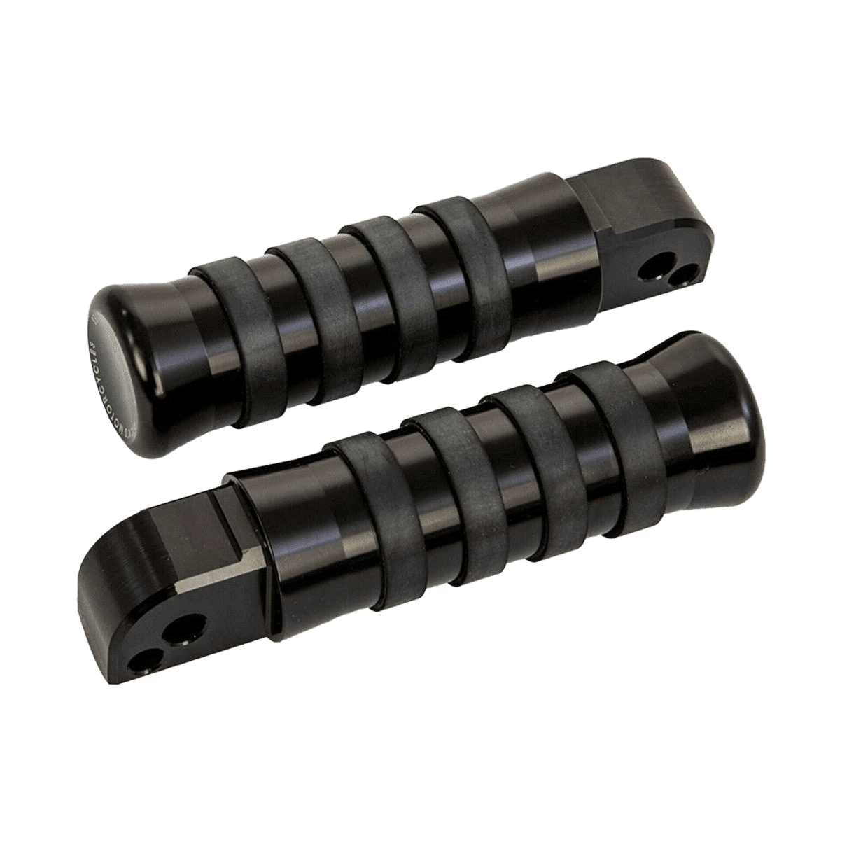 Rick's Passenger Pegs "O-Ring" Black - Softail 18-up
