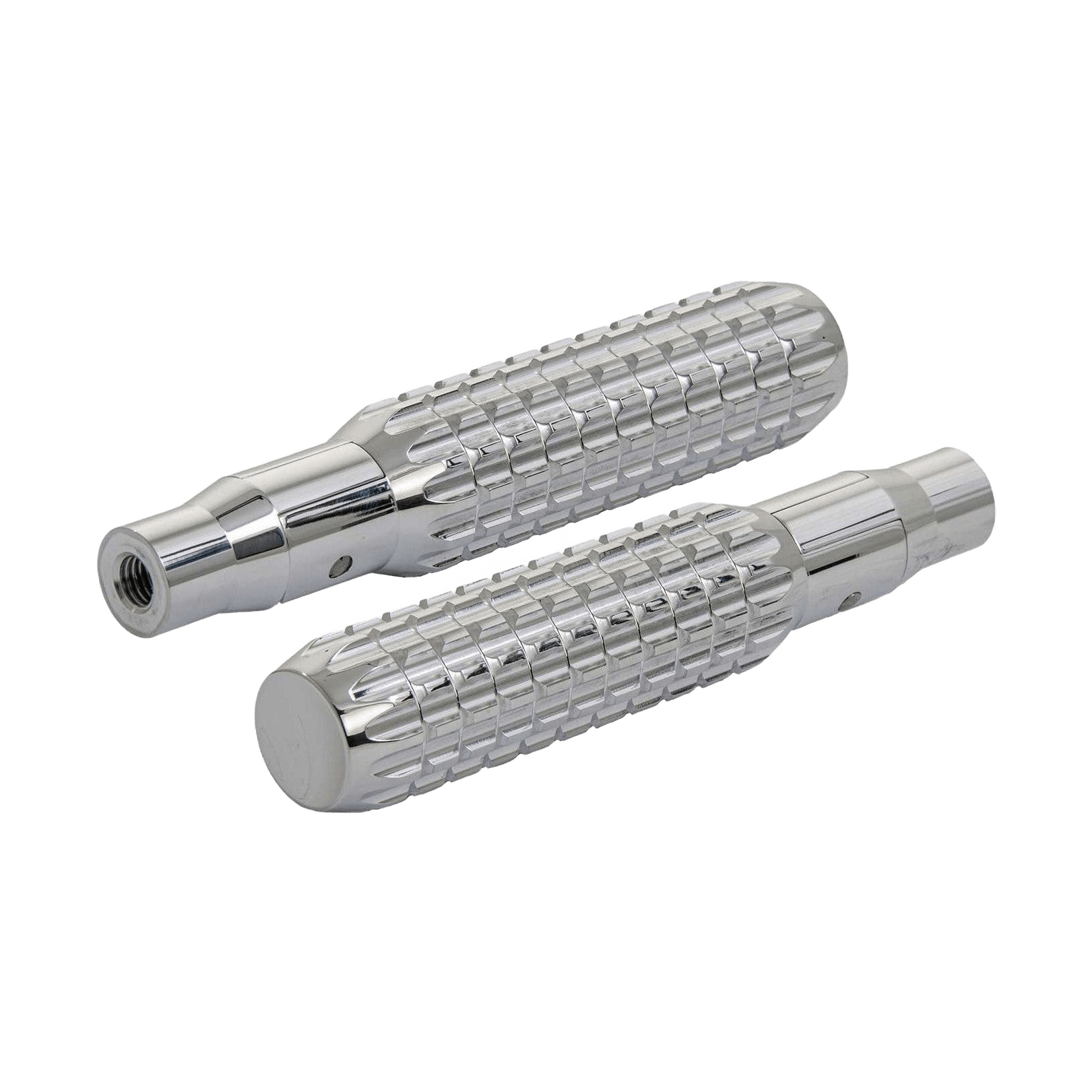 Rick's Passenger Pegs Polished - Universal - Rick's Motorcycles USA - Custom Parts for Harley - Davidson