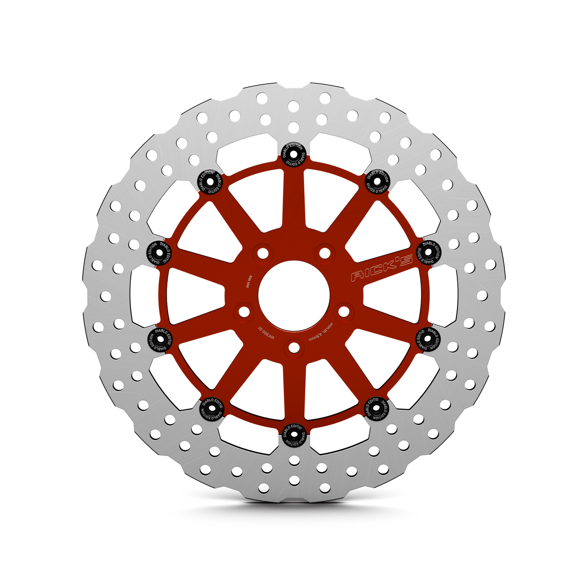 Rick's Rear 11.5"/292mm Wave "El Diablo" Brake Rotor - Rick's Motorcycles USA - Custom Parts for Harley - Davidson