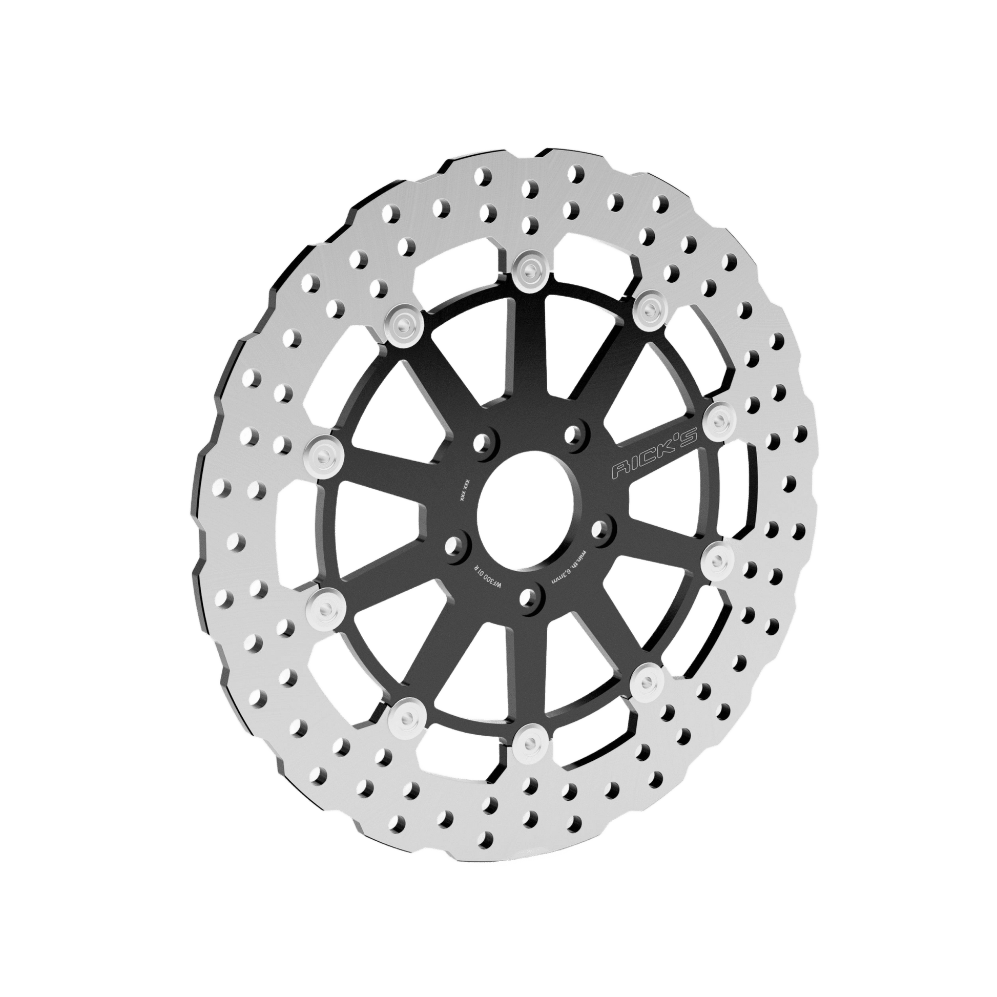 Rick's Rear 11.8"/300mm/7mm "Steve" Brake Rotor - Touring 08-up