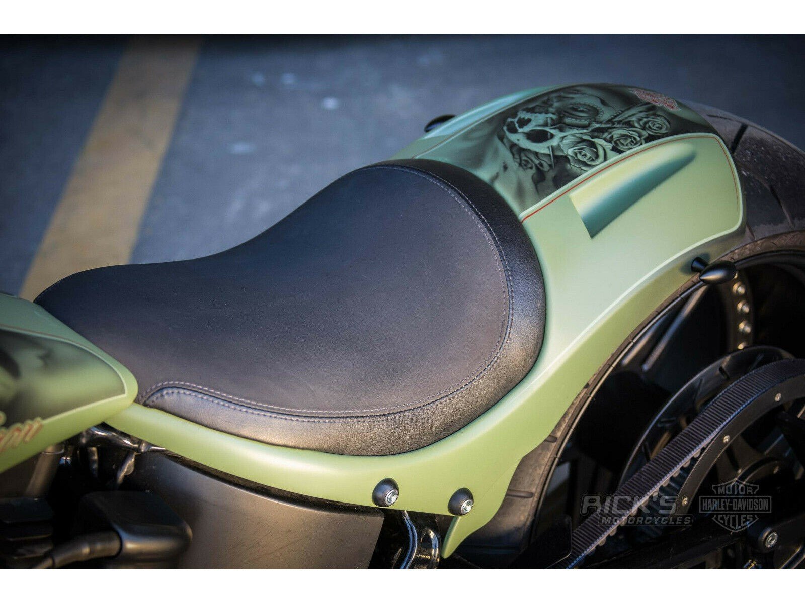 Rick's Rear Fender "Short Cut Race" 300 Wheel - Softail 00-06