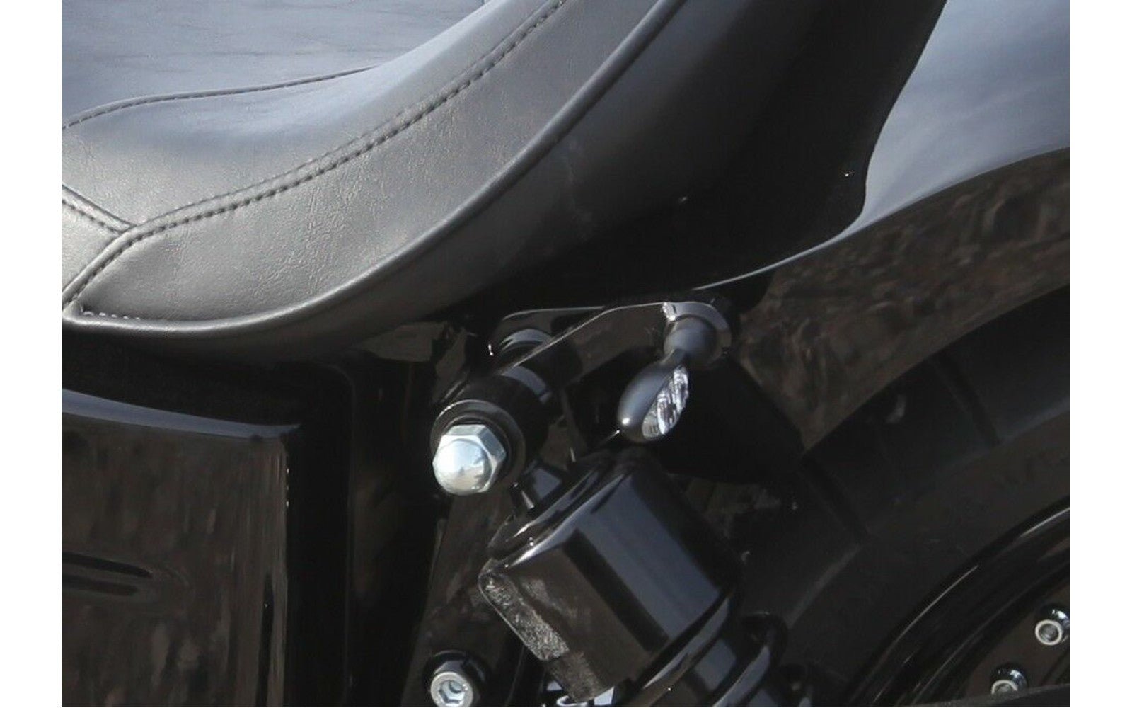 Rick's Rear Indicator Brackets Gloss Black - Universal