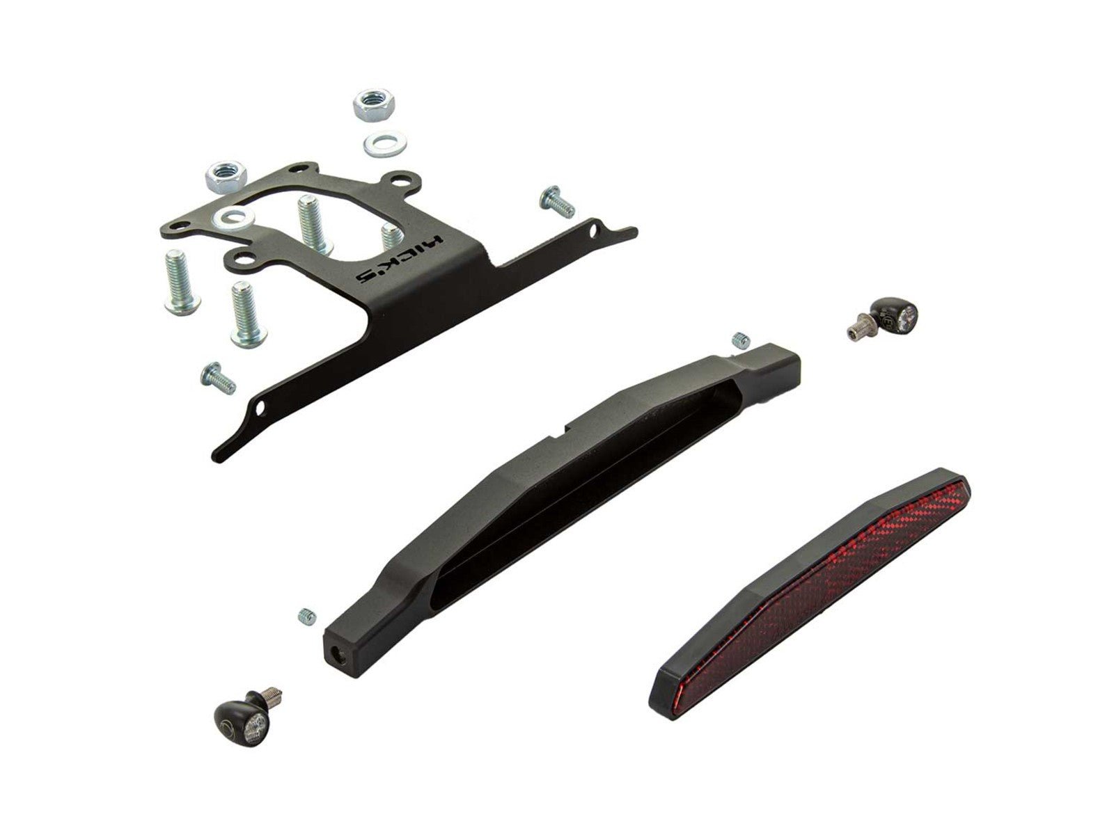 Rick's Rear Indicators Holder Kit with Atto 3-1 - Sportster S 21-up