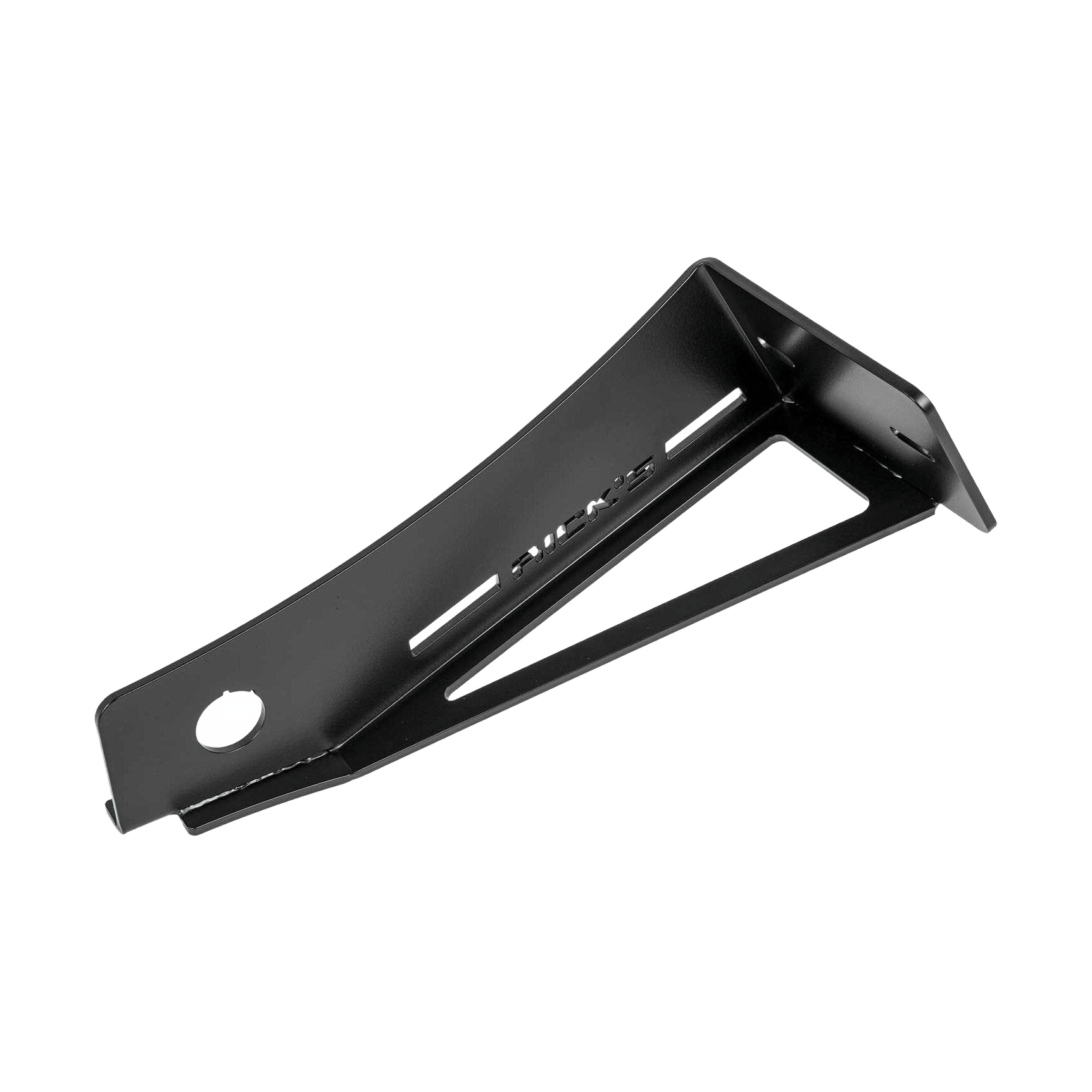 Rick's Side License Bracket Long / Matte Black - Dyna 06 - 17 - Rick's Motorcycles USA - Custom Parts for Harley - Davidson