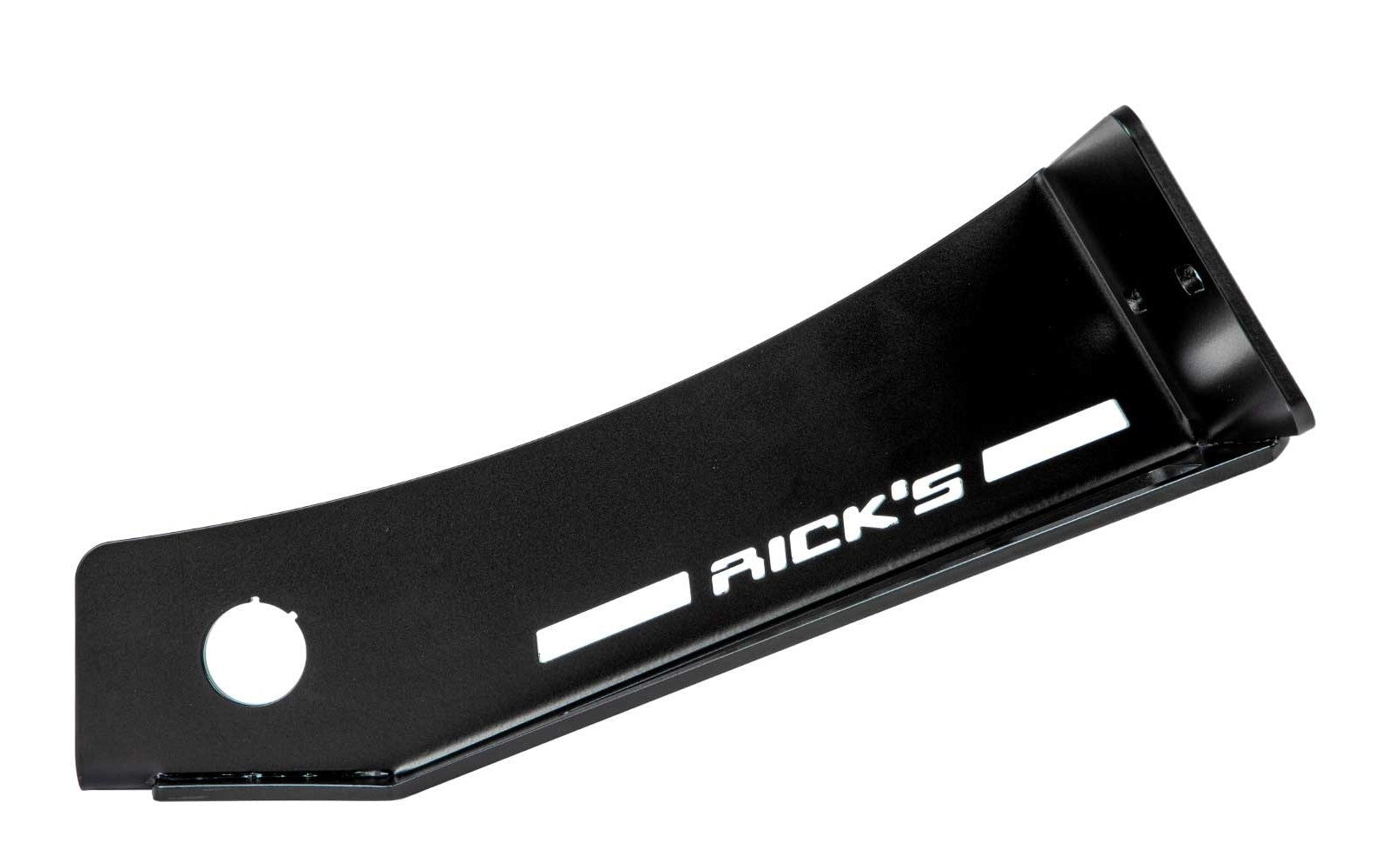 Rick's Side License Bracket Long / Matte Black - Dyna 06 - 17 - Rick's Motorcycles USA - Custom Parts for Harley - Davidson