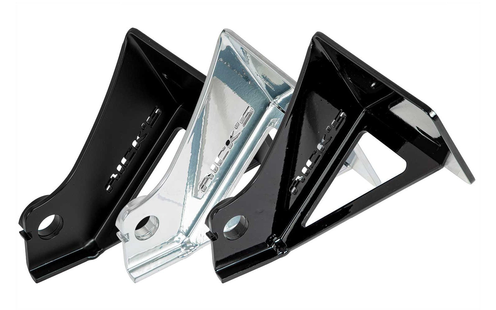 Rick's Side License Plate Bracket / Gloss Black - Softail 00-07