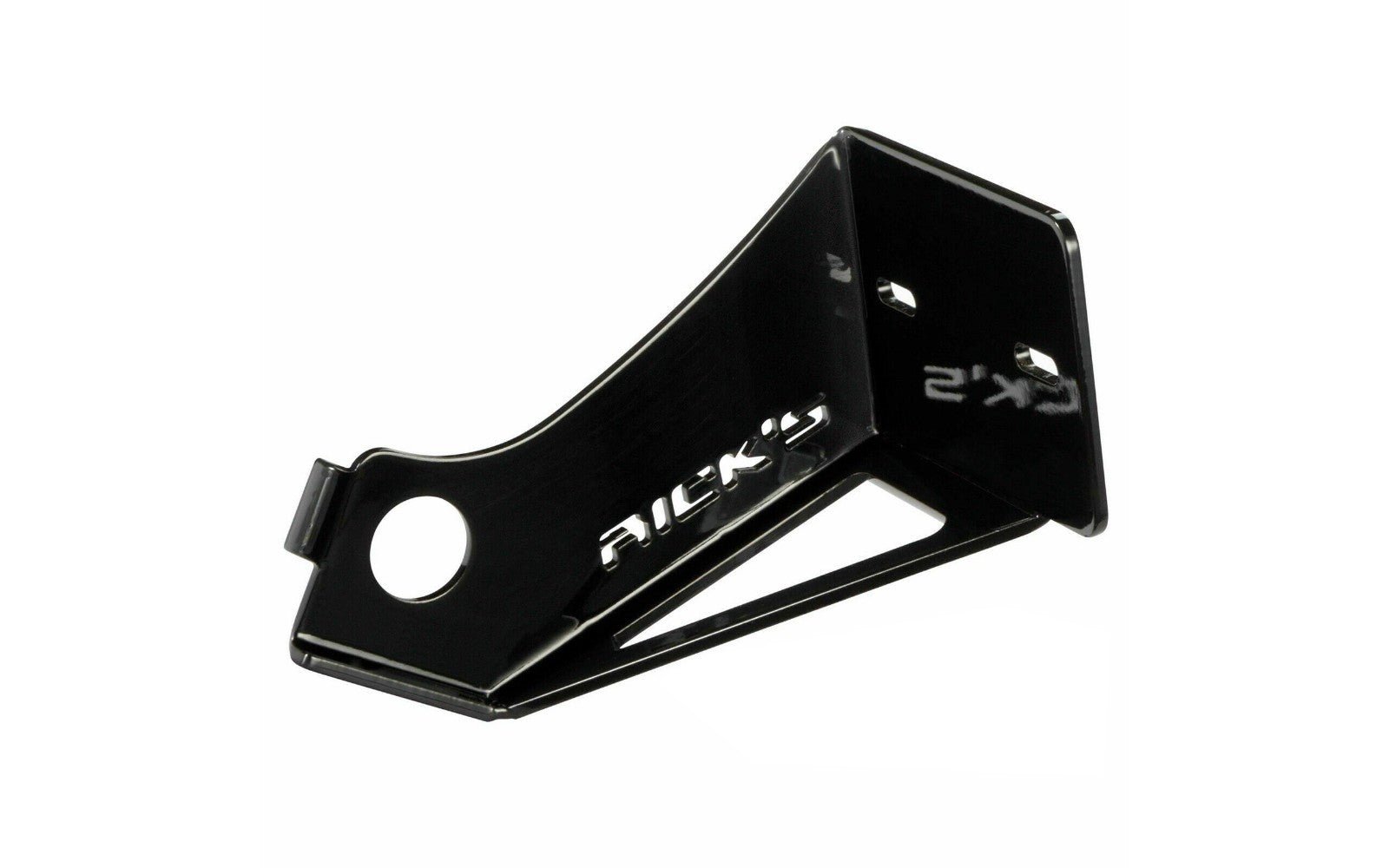 Rick's Side License Plate Bracket / Gloss Black - Softail 00-07