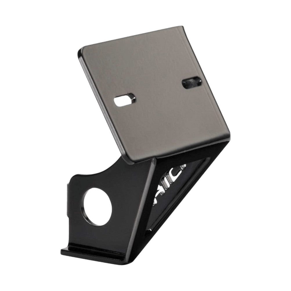 Rick's Side License Plate Bracket / Matte Black - Softail 00 - 07 - Rick's Motorcycles USA - Custom Parts for Harley - Davidson