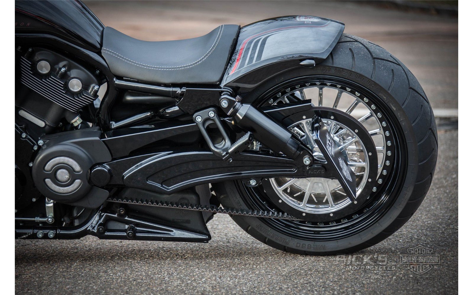 Rick's Side License Plate Bracket (Rick's Swingarm) - V - Rod 07 - 17 - Rick's Motorcycles USA - Custom Parts for Harley - Davidson