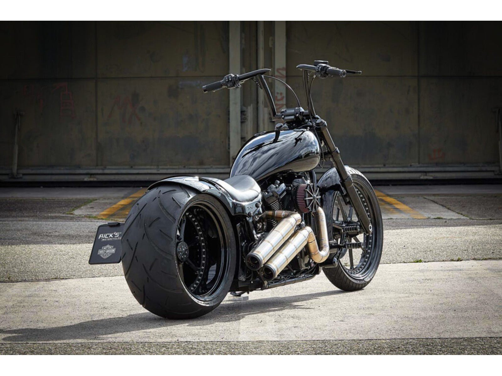 Rick's Single - Sided Swingarm - Softail 18 - up - Rick's Motorcycles USA - Custom Parts for Harley - Davidson