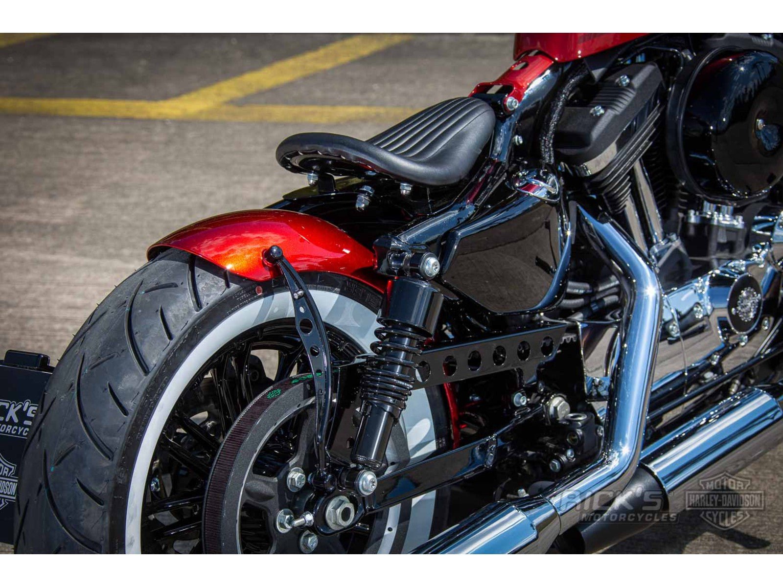 Rick's Solo Seat "Bobber" Conversion Bracket - Sportster 10 - up - Rick's Motorcycles USA - Custom Parts for Harley - Davidson