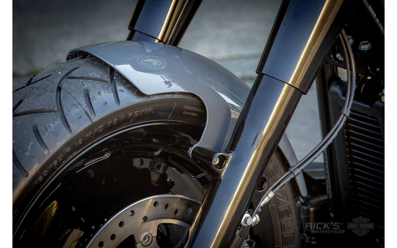 Rick's Steel Front Fender "Long" - Fat Boy 18 - up - Rick's Motorcycles USA - Custom Parts for Harley - Davidson