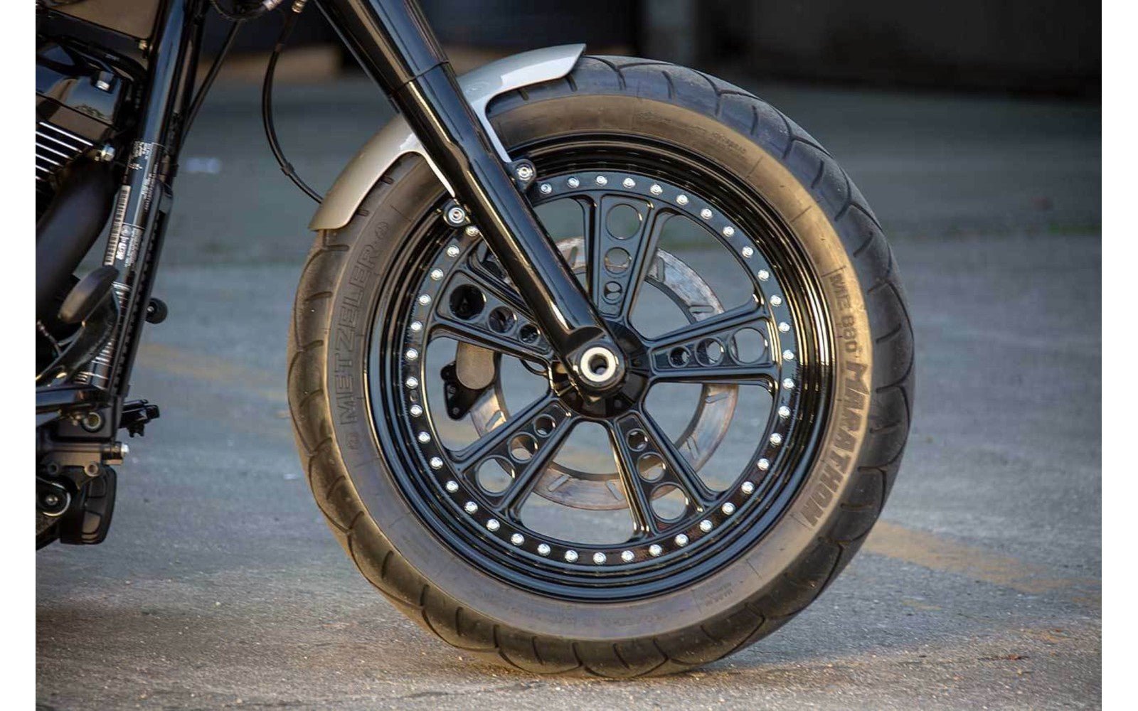 Rick's Steel Front Fender "Short" - Fat Boy 18 - up - Rick's Motorcycles USA - Custom Parts for Harley - Davidson