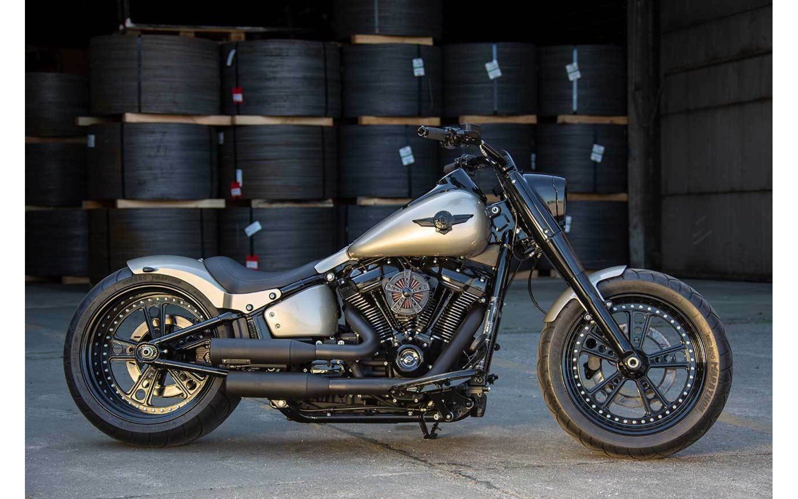 Rick's Steel Front Fender "Short" - Fat Boy 18 - up - Rick's Motorcycles USA - Custom Parts for Harley - Davidson