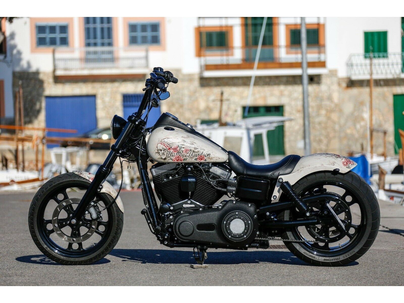 Rick's Steel Rear Rear Fender 300 Tire - Softail 00-06 – Rick's