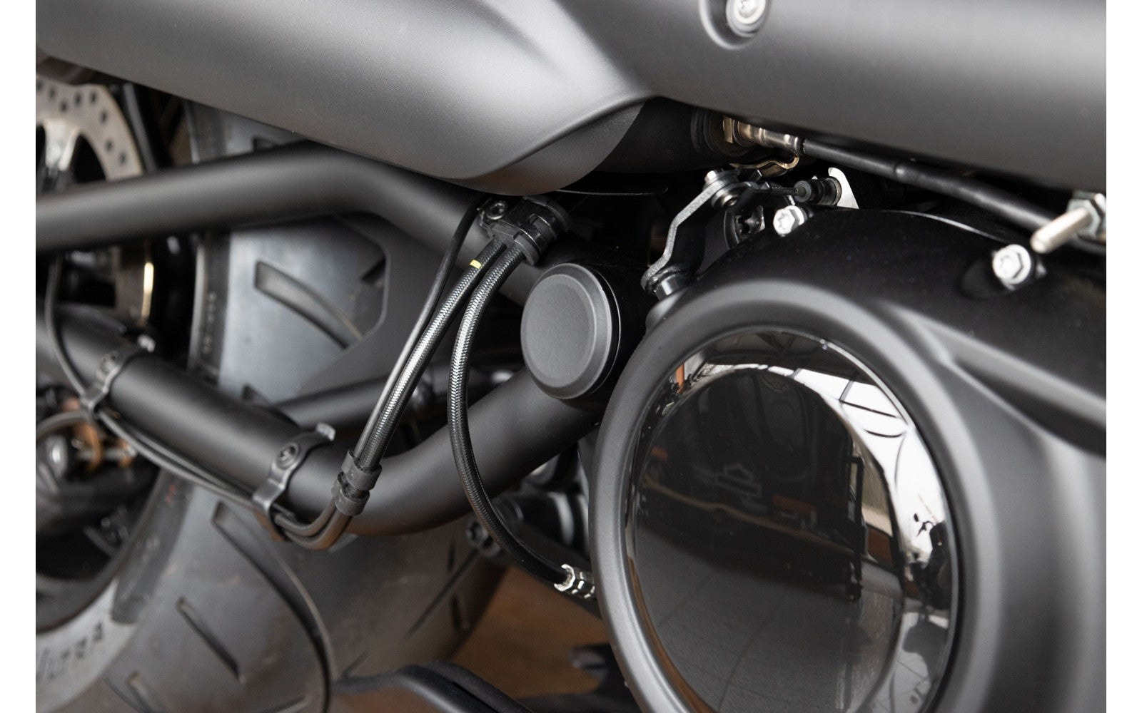 Rick's Swingarm Axle Cover Set - Sportster S 21 - up - Rick's Motorcycles USA - Custom Parts for Harley - Davidson