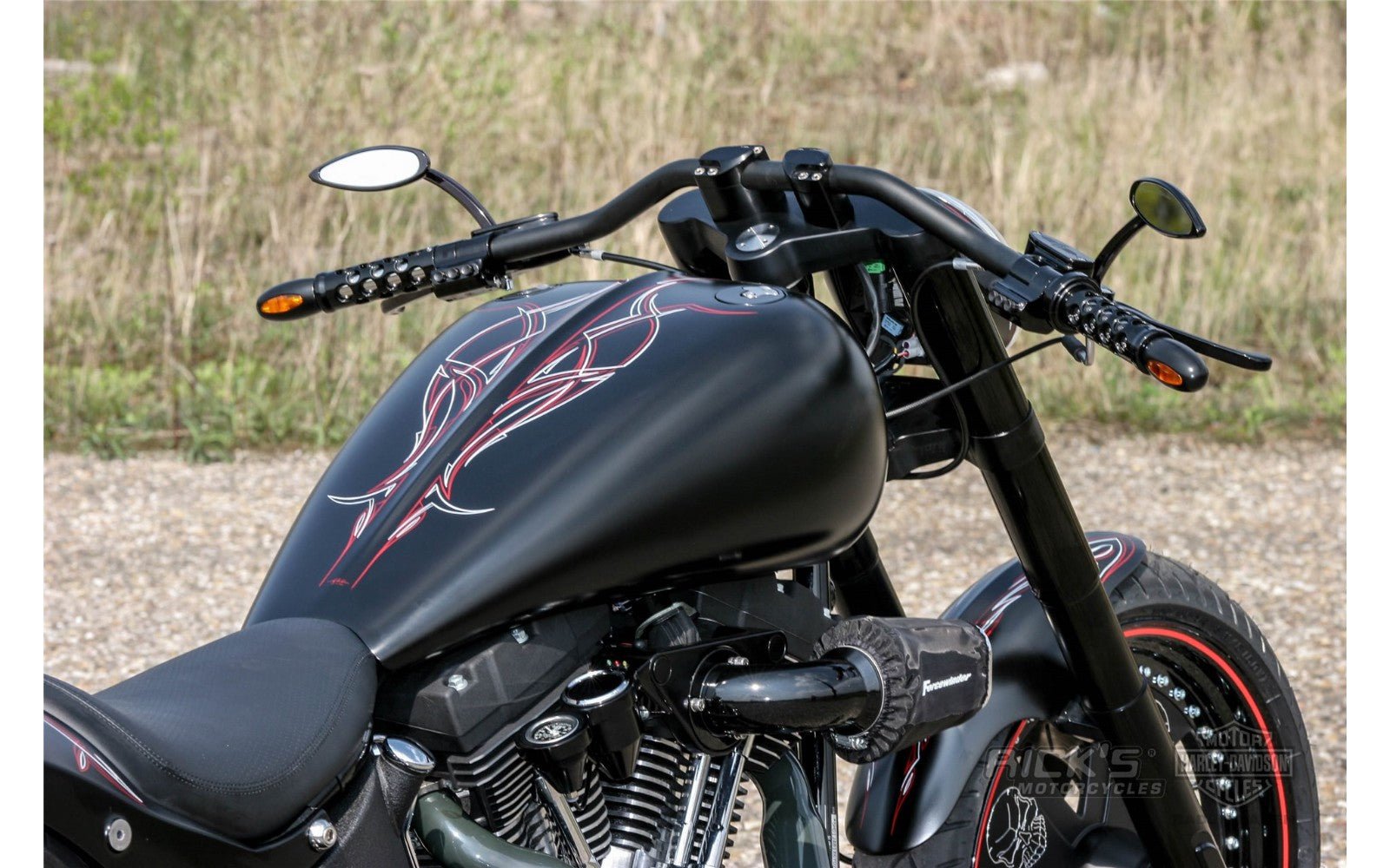 Rick's Tank Modification Kit "EFI Clean" - Softail 2000-2017