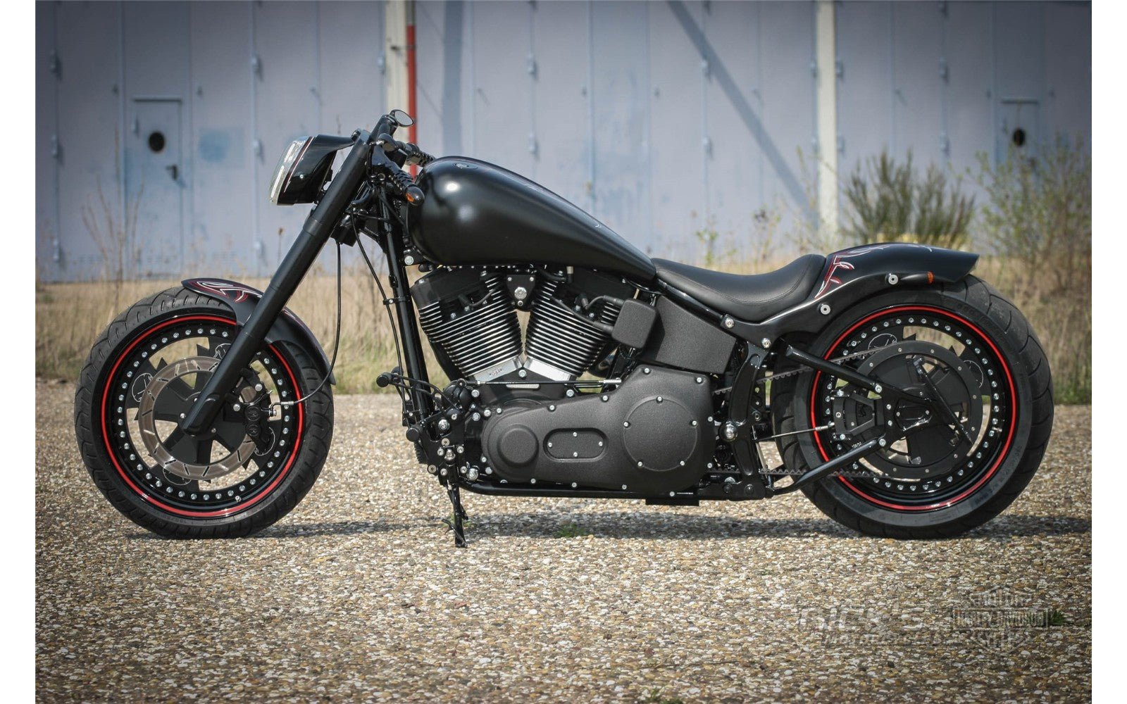 Rick's Tank Modification Kit "EFI Clean" - Softail 2000-2017