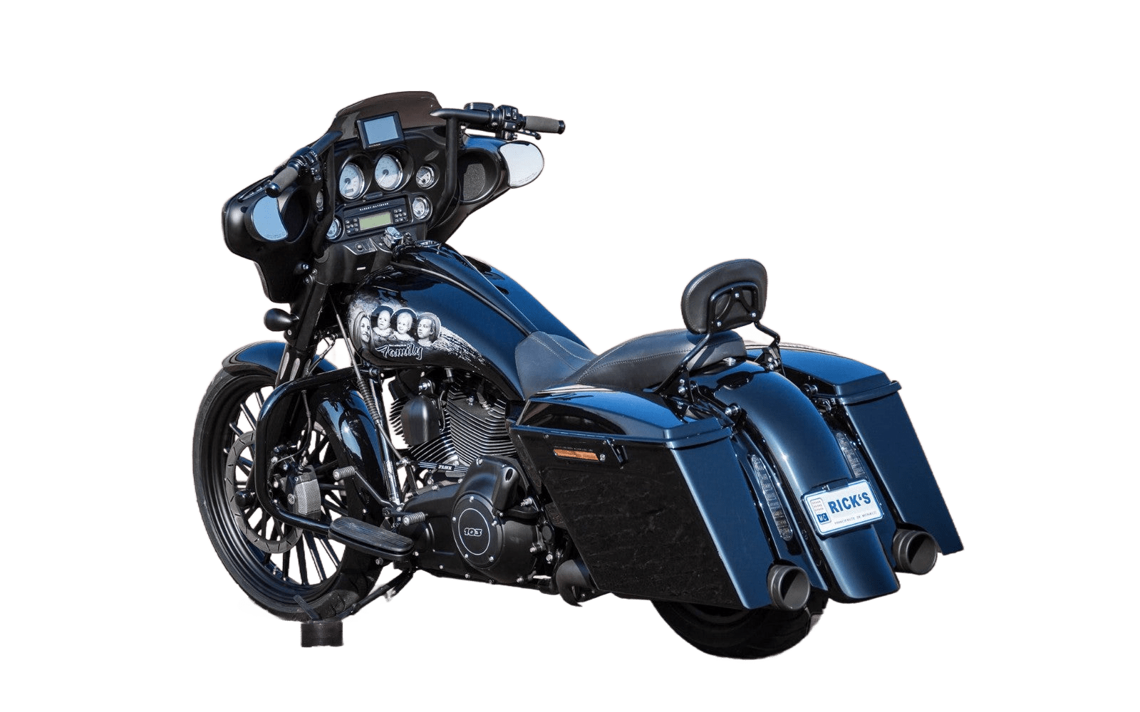 Rick's Touring Rear Fender - Touring 09 - 13 - Rick's Motorcycles USA - Custom Parts for Harley - Davidson