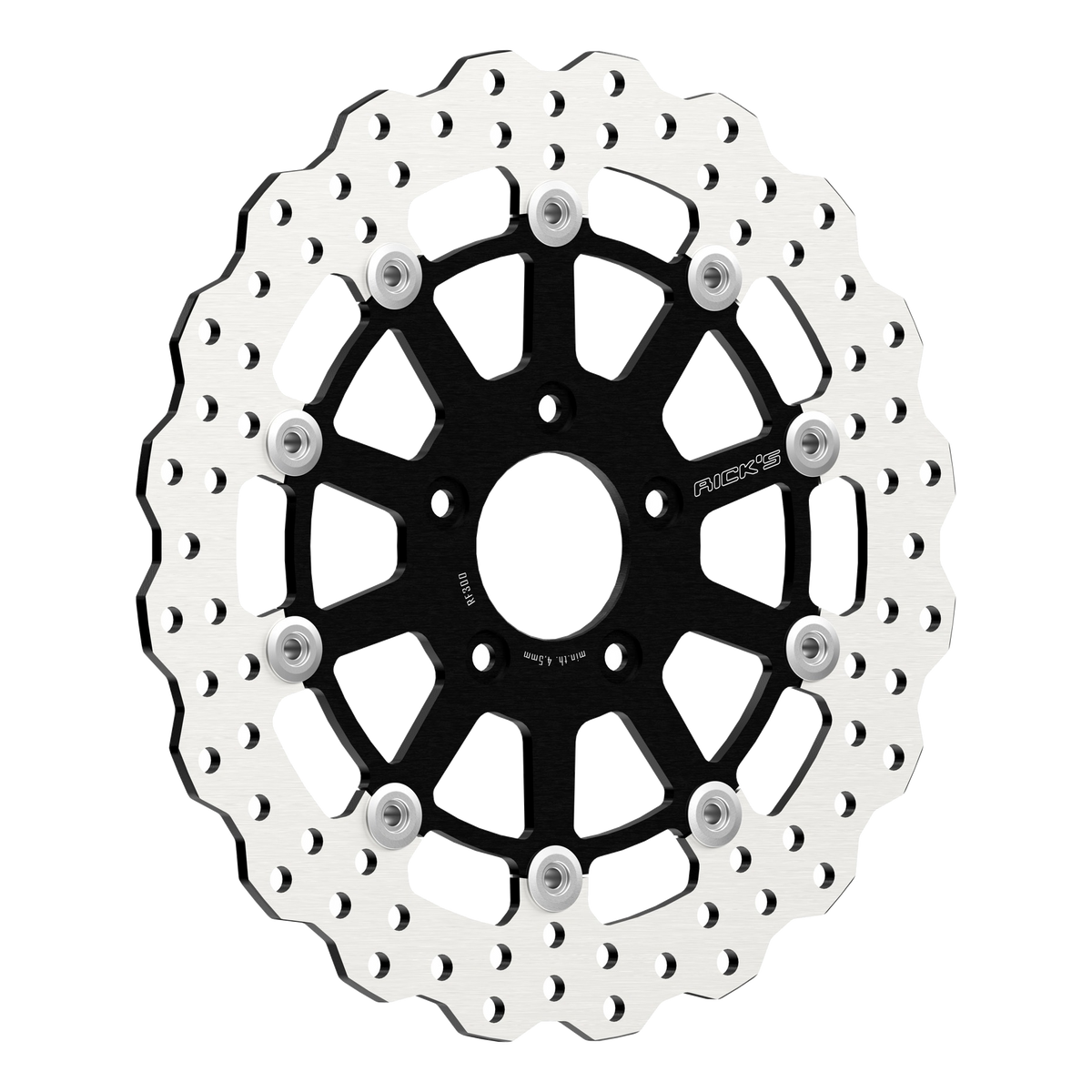 Rick's 11.8"/300mm Wave "Steve" Brake Rotor - Softail 08-up