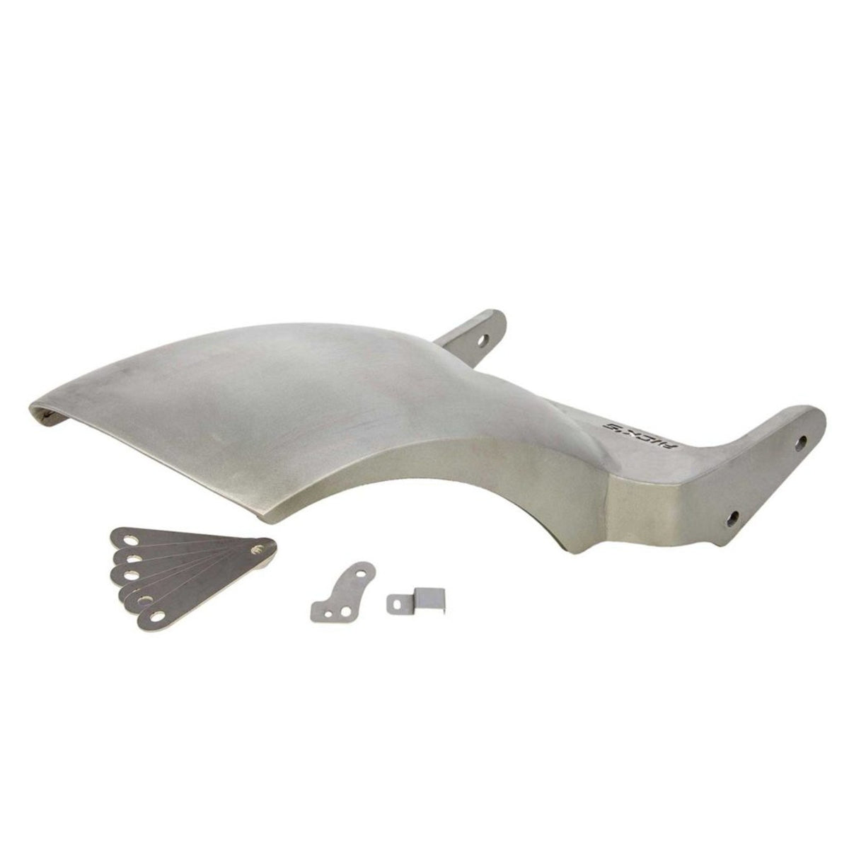 Rick's Steel Rear Fender Short, 200 tire on Rick's 6 inch wheel, Softail Narrow 18-up
