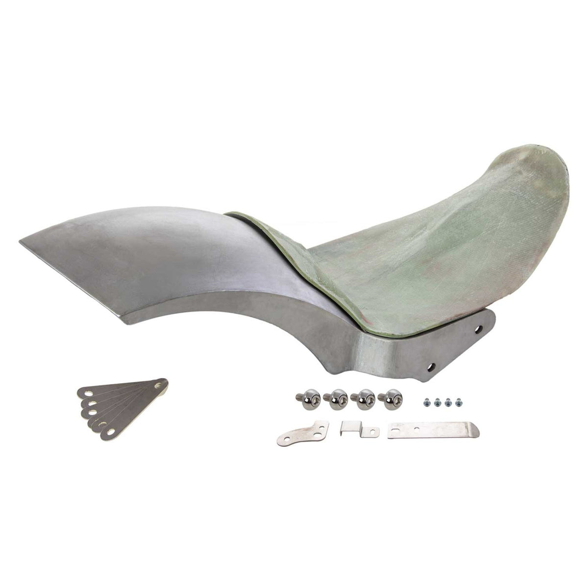 Rick's Steel Rear Fender Kit for OEM Tank, Rick's 9 inch wheel with 260 tire, Fat Boy 18-up / Breakout 23-up