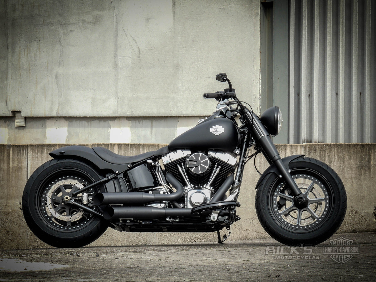 Rick's Seven Sins wheels on a custom Harley-Davidson