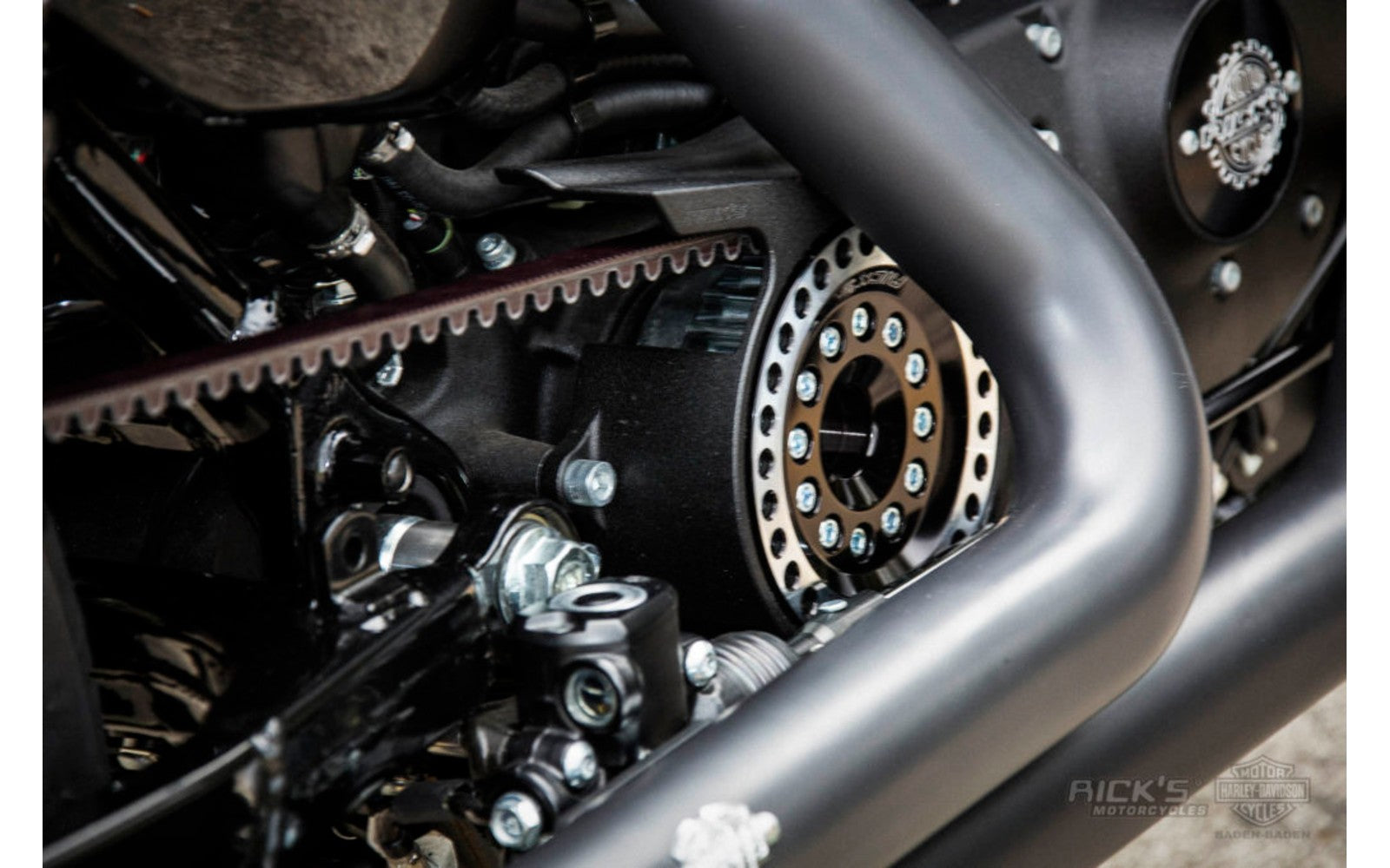 Rick's 24mm Offset Sprocket Cover - Sportster 09-up