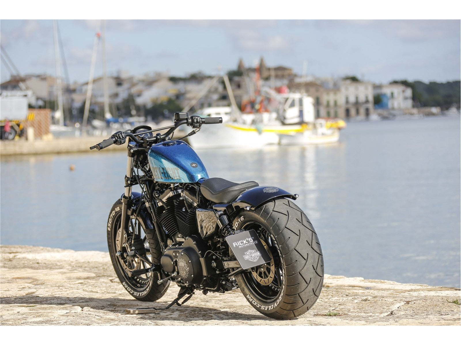 Basculante extendido Rick's 200 - Sportster 2014 en adelante 